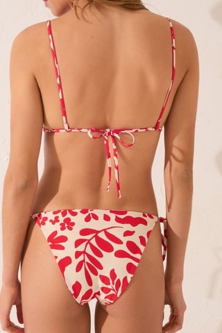 Bikinibroekje - Rood en Wit