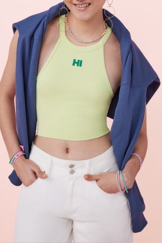 Crop top - Fucsia 