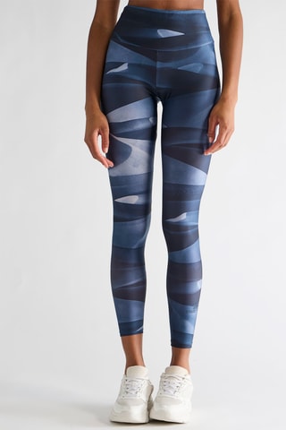 Leggings 7/8 a vita alta - Blu