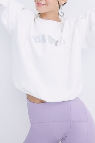 Fleece Sweater - Ivoorkleurig