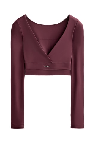 Crop Top - Bordeauxrood