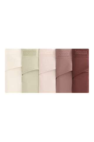 5 Tanga's - Bruin en Lichtgroen