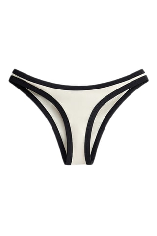 Bikinibroekje - Wit en Zwart