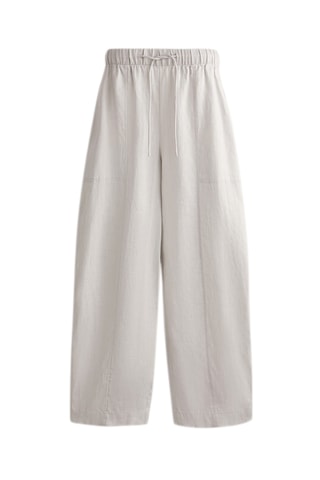 Linnen Broek - Lichtgrijs