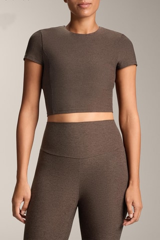 Crop Top - Donkerbruin