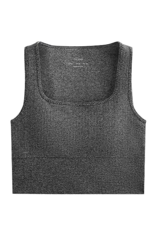 Crop Top - Donkergrijs