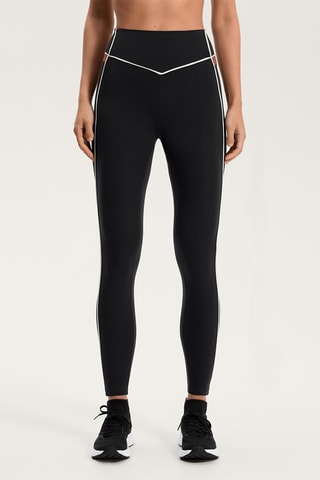 Leggings a vita alta - Nero