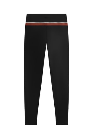 Leggings a vita alta - Nero