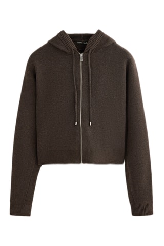 Vest met Capuchon - Bruin