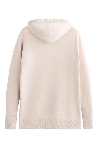 Gilet à capuche - Ecru