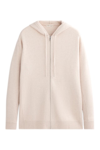 Gilet à capuche - Ecru