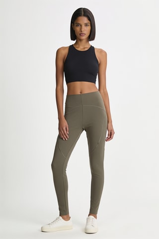 Legging Hoge Taille - Kaki