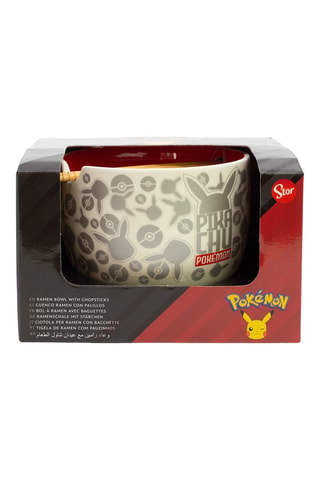 Bol de ramen de cerámica y bambú Pokémon - 37 cl