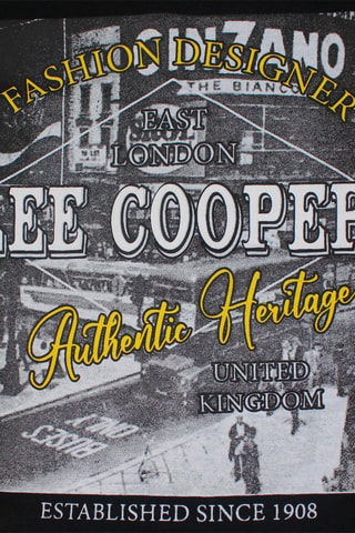 T-shirt e shorts - Lee Cooper - Nero
