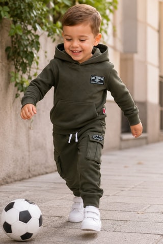 Felpa e pantaloni sportivi - Lee Cooper - Kaki