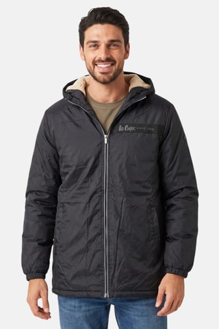 Parka con capucha - Lee Cooper - Negro