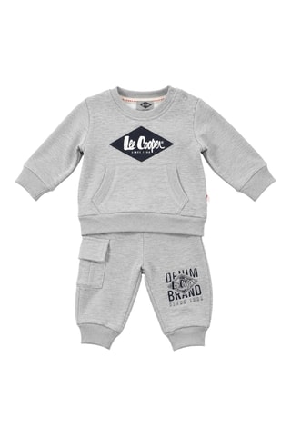 Sudadera y pantalón de chándal - Lee Cooper - Gris claro