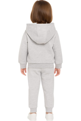 Sudadera y pantalón de chándal - Gris y rojo