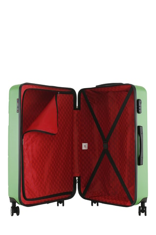 Set van 4 Trolleys Atlanta (XS/ S/M/L) - 47/57/67/76 cm - Groen