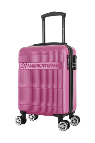 Lowcost Handbagagetrolley Atlanta (XS) - 47 cm - Fuchsia