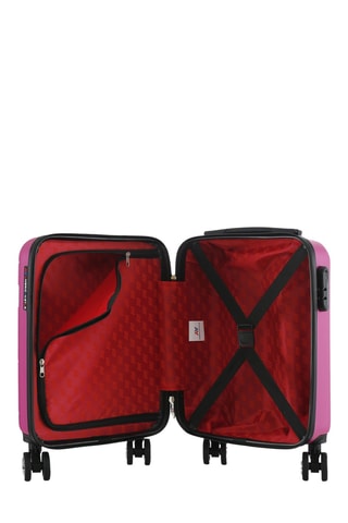 Lowcost Handbagagetrolley Atlanta (XS) - 47 cm - Fuchsia