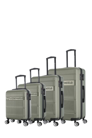 Set de 4 valises Atlanta - 47/57/67/76 cm - Kaki