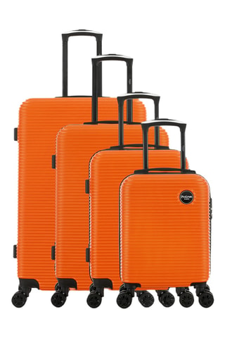 Set van 4 Trolleys Opéra (XS S/M/L) - 47/57,5/67/76,5 cm - Oranje