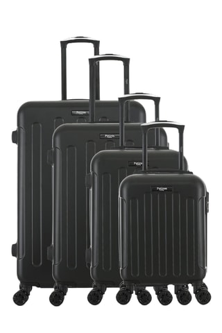 Set van 4 Trolleys Concorde (XS/S/M/L) - 47/57,5/67/76,5 cm - Zwart