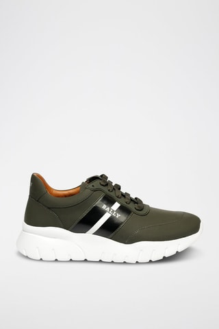 Leren Sneakers - Kaki - Groen