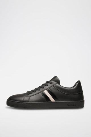 Kalfsleren Sneakers - Zwart - Zwart
