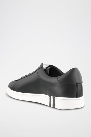Kalfsleren Sneakers - Zwart - Zwart