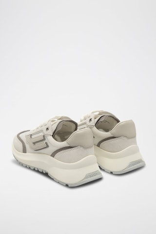 Kalfsleren Sneakers - Wit - Wit