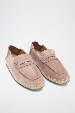 Kalfsnubuck Mocassins - Lichtpaars - Paars