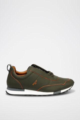 Leren Sneakers - Kaki - Groen