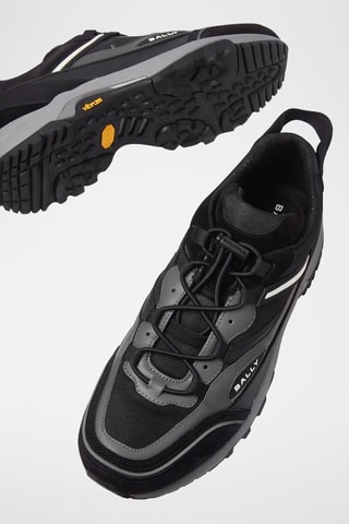 Kalfsleren Sneakers - Zwart - Zwart