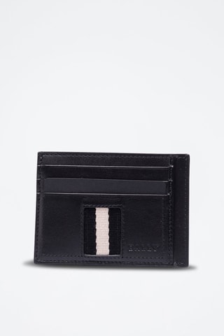 Leren Pasjeshouder - Zwart - Zwart en beige