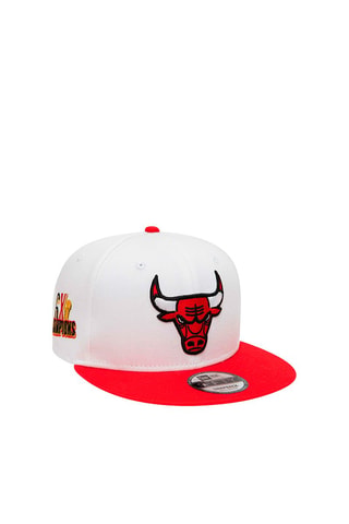 Casquette White Crown Patches 9 Fifty Chibul - Blanc et rouge