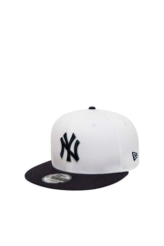 Casquette White Crown Patches 9 Fifty Neyyan - Blanc et noir