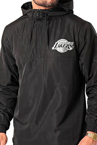 Coupe-vent à capuche Los Angeles Lakers - Noir