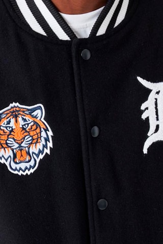 Teddy en laine MLB Wordmark Varsity Détroit Tigers - Noir et blanc