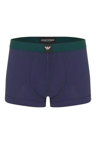 3 boxers - Bleu marine et vert émeraude