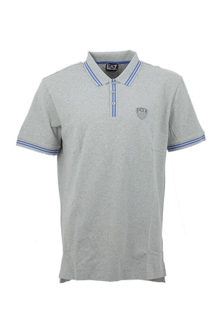 Polo - Gris et bleu