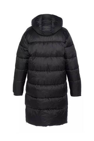 Doudoune longue à capuche - Noir