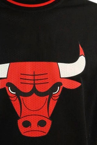 T-shirt NBA Mesh Team Logo Ovrszd Chicago Bulls - Noir