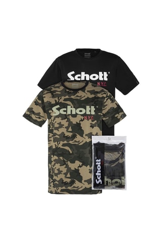 2 t-shirts MCLogo - Noir et kaki