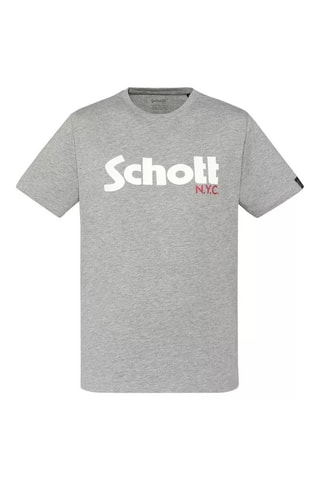 2 t-shirts standard - Bleu marine et gris chiné