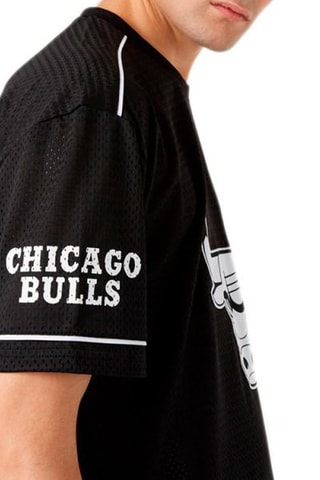 T-shirt NBA Team Chicago Bulls Noir