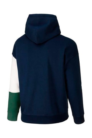 Sweat à capuche - Bleu marine et vert
