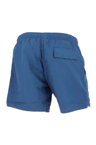 Short de bain - Noir, beige et bleu