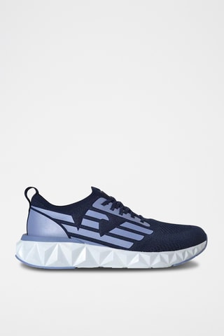 Sneakers - Blanc et bleu